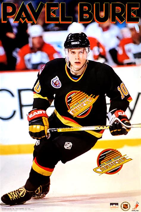 Pavel Bure "Rookie" Vancouver Canucks Poster (1993) - Starline Inc ...