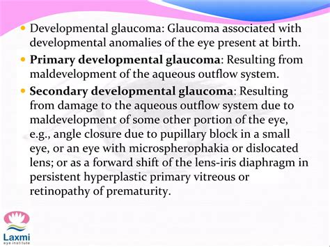 Congenital Glaucoma Ppt