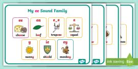 Phonics Sound Families Sound Mat Primary Resources