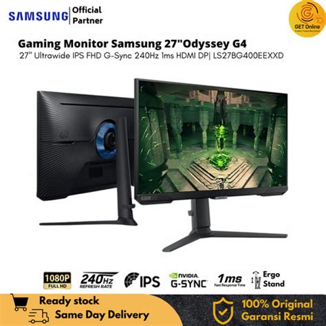 Jual Samsung Odyssey G4 27" S27BG400 IPS FHD 240Hz G Sync Gaming ...