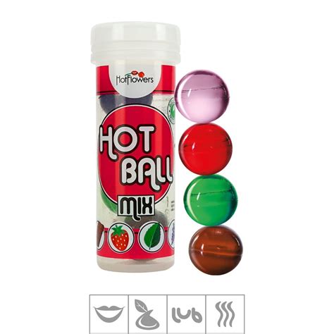 Bolinha Beijável Hot Ball Mix un HC Variados Único Tabuê Sex shop atacado Produtos