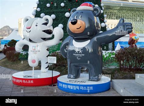 South Korea The Mascots Of The PyeongChang 2018 Olympic Soohorang