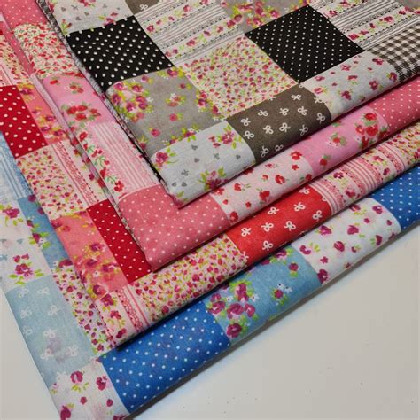 Floral Gingham Spotted Patchwork Printed Poly Cotton Fabric Etsy