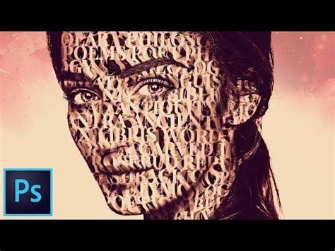 Typography Portrait Tutorial in Photoshop - YouTube | Typography ...