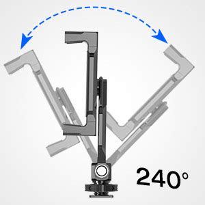 Jeebel Support Smartphone pour Trépied en Métal Adaptateur pour