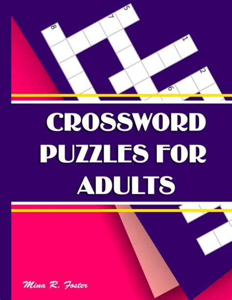 CROSSWORD PUZZLES FOR ADULTS: LARGE-PRINT, MEDIUM-LEVEL PUZZLES THAT ...