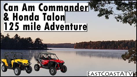 Honda Talon Trail Ride and Review with Can Am Commander over 200 km ...