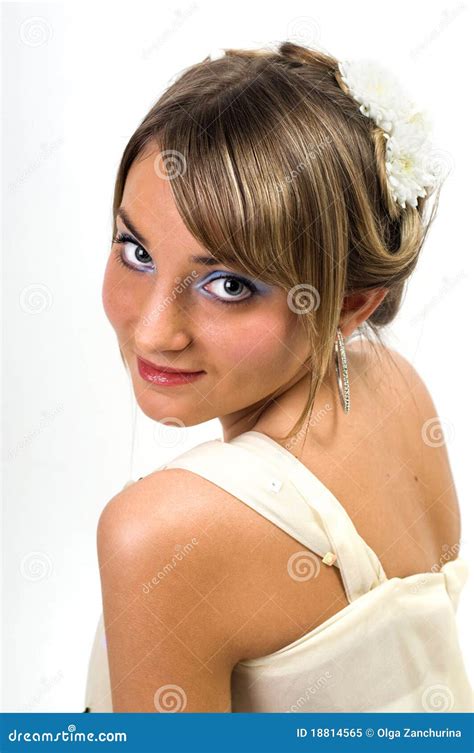 The Blonde In Romantic Style Stock Image Image Of Beautiful Skin