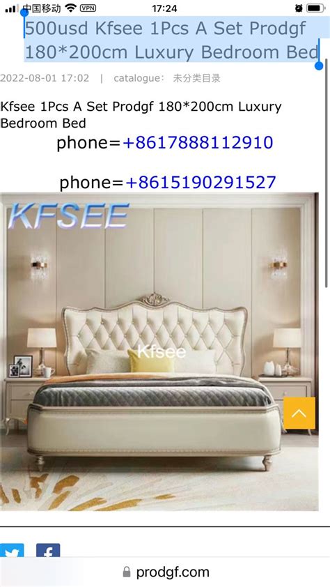 Usd Kfsee Pcs A Set Prodgf Cm Luxury Bedroom Bed