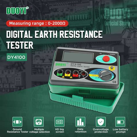 Jual DUOYI Alat Ukur Hambatan Resistansi Tanah Ground Resistance