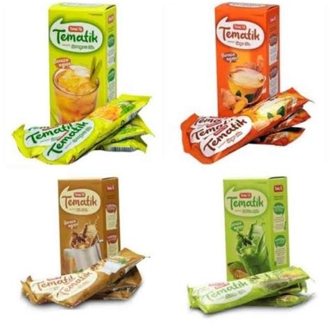 Jual Tong Tji Tematik Instant Lemongrass Teh Tarik Ginger Tea