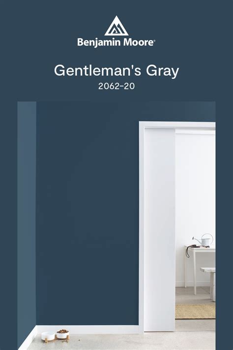 Benjamin Moore Gentleman S Gray Blue Interior Paint Modern