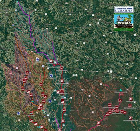 Suwannee River Basin Map Wwals Watershed Coalition Wwals Is