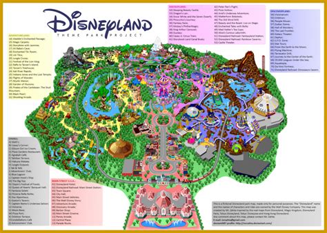 Printable Map Disneyland