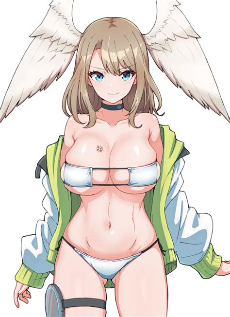 Hentai Nintendo Girl Alluring Asymmetrical Bangs Big Breasts Bikini