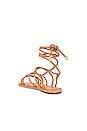 Schutz Magdalena Flat Sandal In Nude Caramel Revolve
