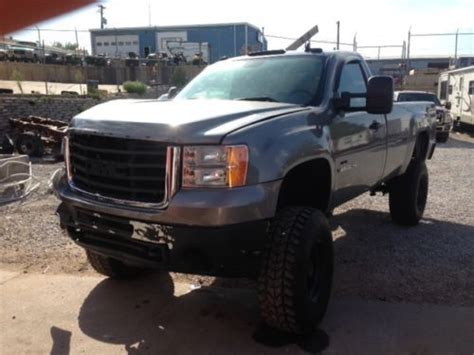 Sell Used 2008 Gmc 2500 Duramax Diesel 4x4 Reg Cab Long Bed Lifted Low