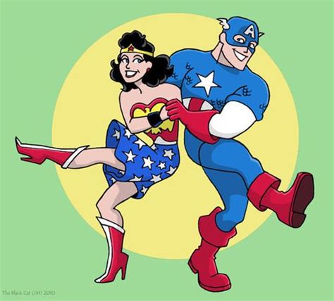 25 Wonderful Fanart Images Of Wonder Woman And Captain America