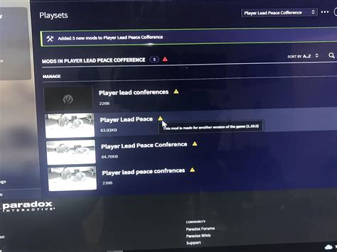 How Can I Get Mods For The Version I Need From The Paradox Mods Website