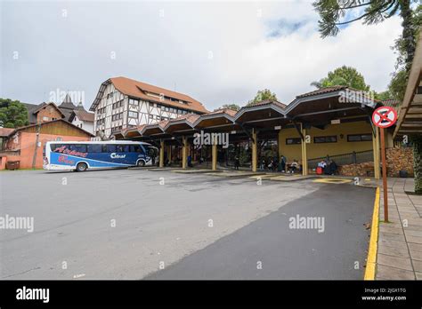 Gramado Rodoviaria - Gramado, RS, Brazil - May 19, 2022: view of the Estacao Rodoviaria of ...