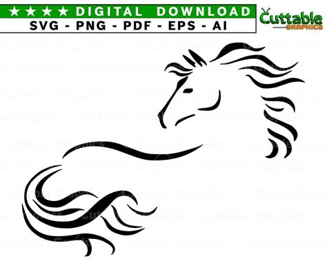 Horse Outline Vector at Vectorified.com | Collection of Horse Outline ...