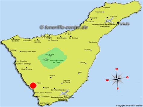 Costa Adeje Liegt Südlich Von Teneriffa