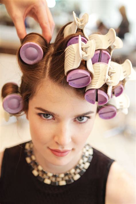 Styles Created With Hot Rollers Hot Rollers Hair Hair Rollers Diy Hair Rollers
