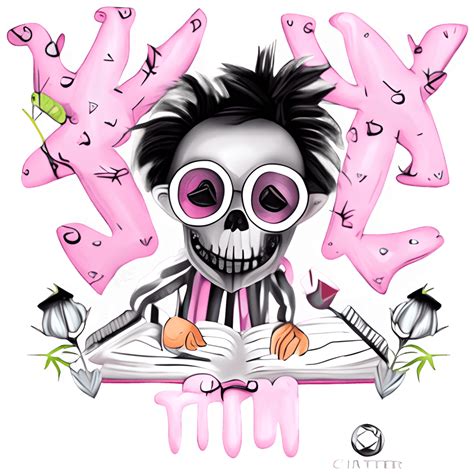 Create A Tim Burton Style Character · Creative Fabrica
