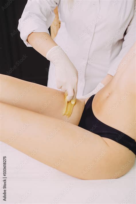 Depilation Of The Intimate Bikini Zone With Sugar Paste The Master Does Depilation Of The