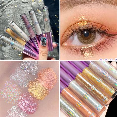 HOT Liquid Eyeshadow Pearly Eyeshadow High Gloss Mermaid Ji Super Bright Crystal Eyeshadow