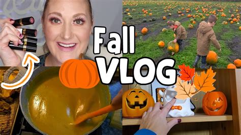 Fall Vlog Fall Lipstick Haul Pumpkin Patch Train Ride Butternut