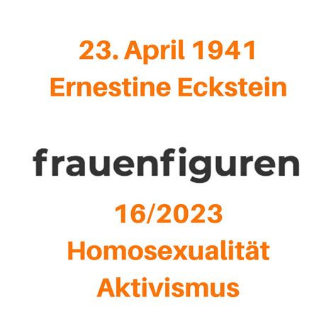 162023 Ernestine Eckstein 23 April 1941 Frauenfiguren