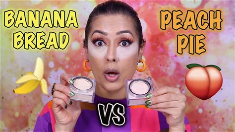 Huda Beauty Peach Pie Vs Banana Bread Loose Setting Powder YouTube