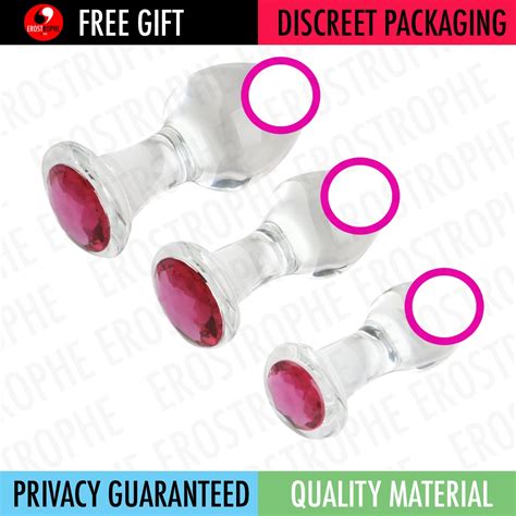 Jewel Crystal Glass Anal Butt Plug Sex Toy Shopee Philippines