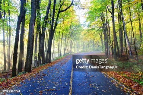 Autumn Road On Mount Greylock High Res Stock Photo Getty Images