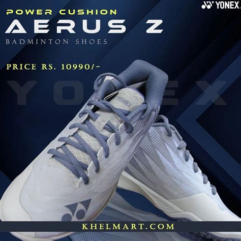 Yonex Power Cushion Aerus Z Men Badminton Shoes Blue Gray Buy Yonex Power Cushion Aerus Z Men