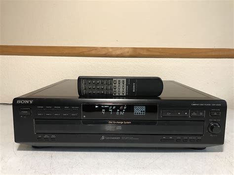 Sony CDP CE315 CD Changer 5 Compact Disc Player HiFi Stereo Reverb