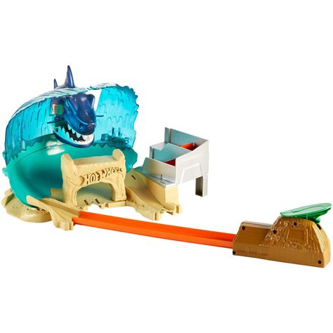 Pista De Carros City Shark Beach Battle Hot Wheels Simaro Co