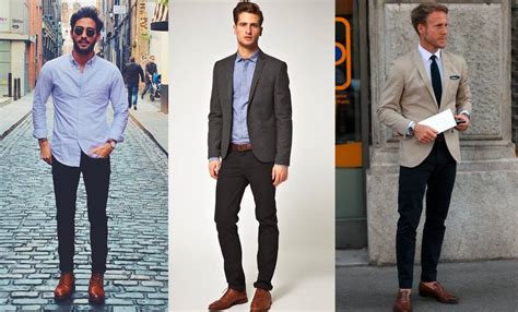 How To Wear Brown Shoes With A Black Suit Pants Or Jeans DMARGE