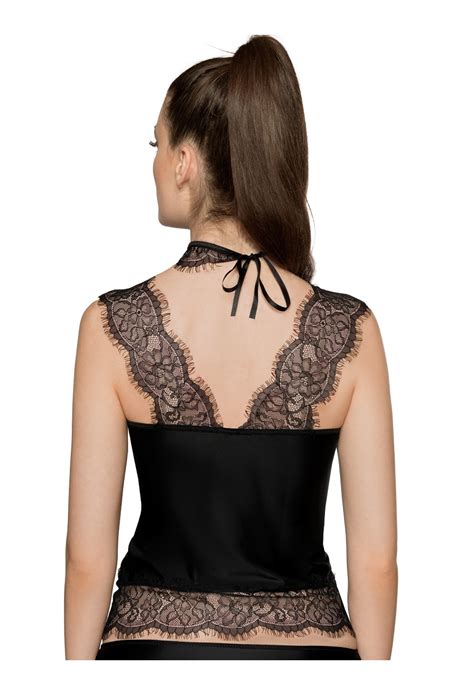 Elegantes Shirt Verziert Mit Spitze Oberteile Club Hot Fashion Odretto Highheels