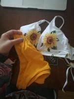 ZAFUL Sunflower Criss Cross Bikini Set In RUBBER DUCKY YELLOW ZAFUL 2024