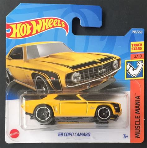 Hot Wheels ʼ69 Copo Camaro žuti