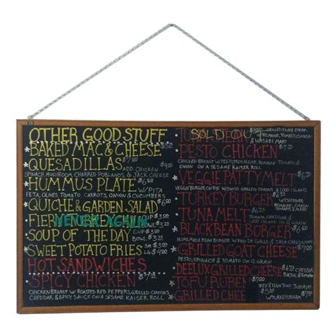 Vintage Coffee Shop Menu - AptDeco