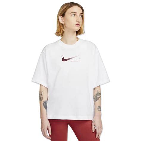 Blusa Da Nike Feminina - Blusa Feminina Nike Tee Boxy Branca com Estampa Logo - Estilo e ...