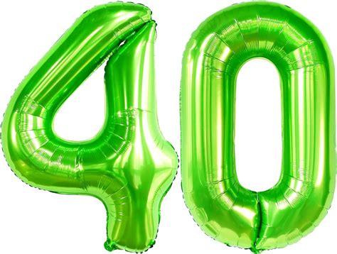 Amazon Katchon Light Green Number Balloon Inch Mylar