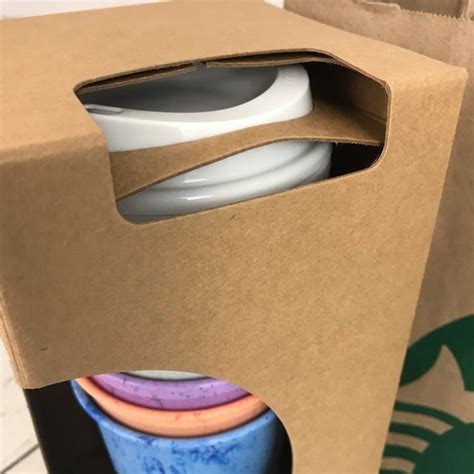 Starbucks Accessories Starbucks Reusable Hot Cups Set Marble Color Lids Poshmark