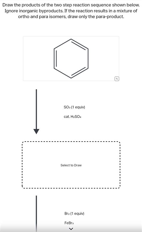 Solved Draw The Products Of The Two Step Reaction Sequence Chegg