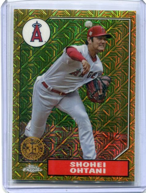 2022 Topps Series 2 1987 Topps Chrome Silver Pack Mojo T87C2 50 Shohei