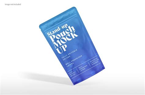 Premium Psd Realistic Standing Pouch Mockup
