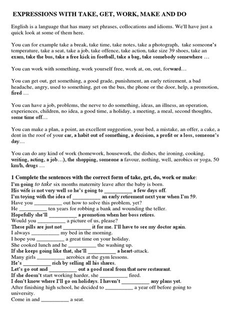 Expressions With Take | PDF